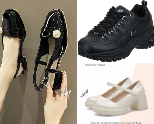 "Tas & Sepatu Wajib Punya!" cover photo collage