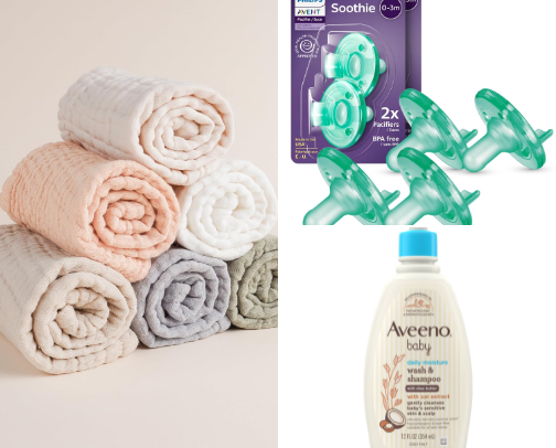 New Mom Must-Haves cover photo collage