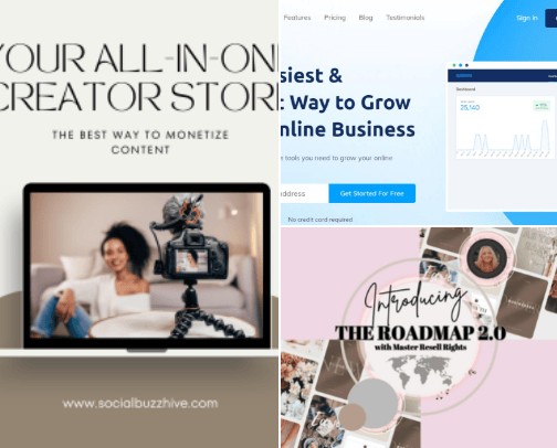 Digital Marketing Tools I use cover photo collage