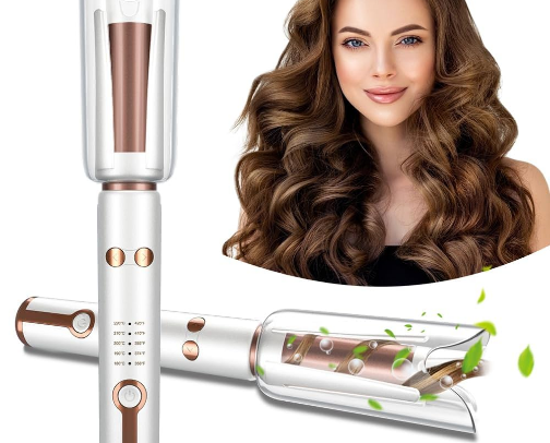 Automatic curling Iron (Hair curler) cover photo collage