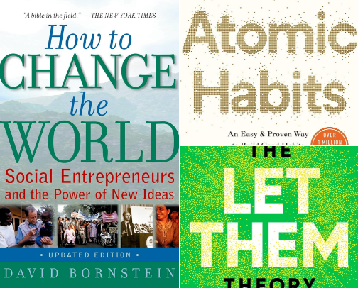 Top Self-Help, Motivational, and Leadership Books for Young and Mature Adults cover photo collage