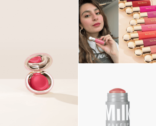 Makeup(Blush under 30$) cover photo collage