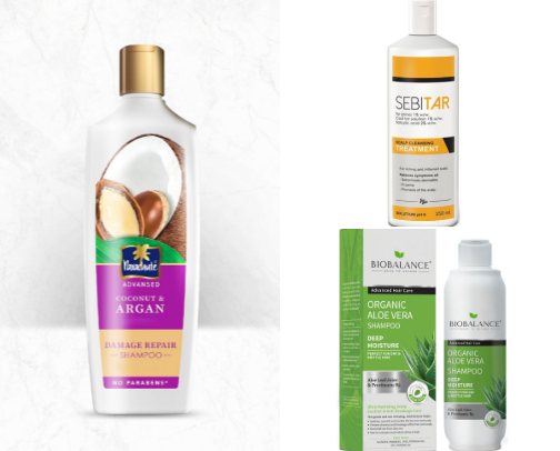 Haircare Products cover photo collage