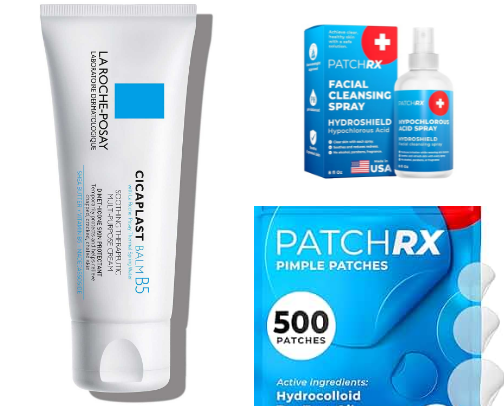 Skincare for super happy skin ✨ cover photo collage