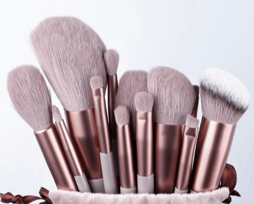 Tools and brushes cover photo collage