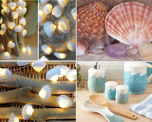 Seaside decor i absolutely adore🌊 🤍 - beautiful designs for your home that i find great quality! cover photo collage
