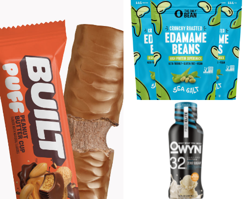 Protein & fiber packed cover photo collage