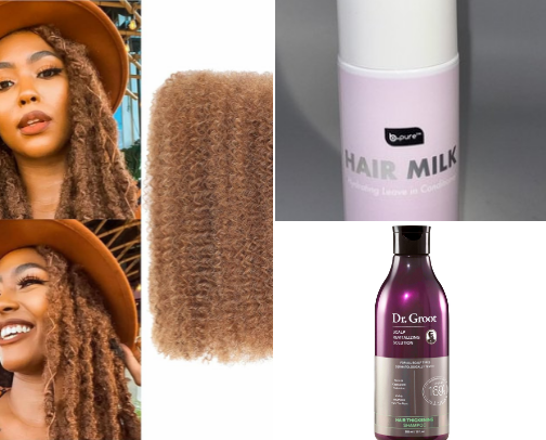 Hair cover photo collage