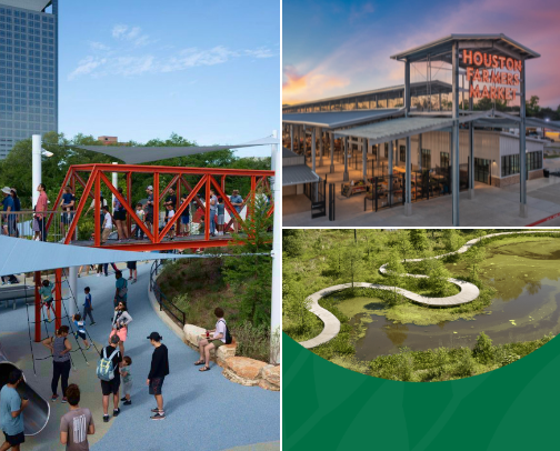 HOUSTON MUSTS — Restaurants, museums, bookstores, outdoor activities, and more cover photo collage