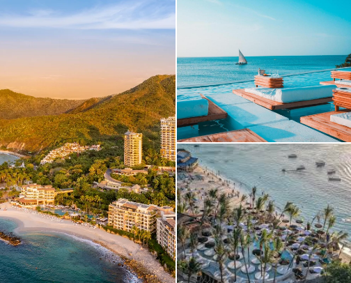 Vacation cover photo collage