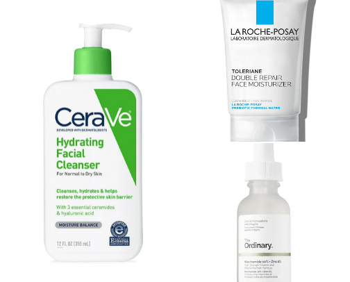 Skincare cover photo collage