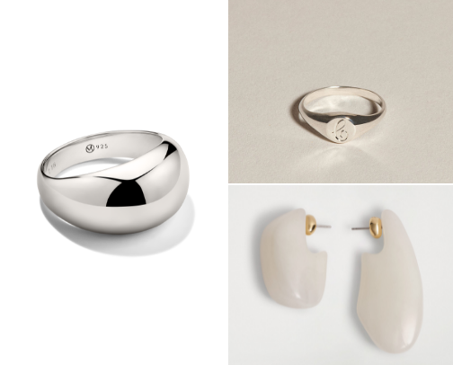 Your Cool Girl Energy Is Missing These 16 Minimalist Jewelry Staples cover photo collage