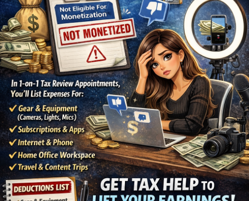 taxes cover photo collage