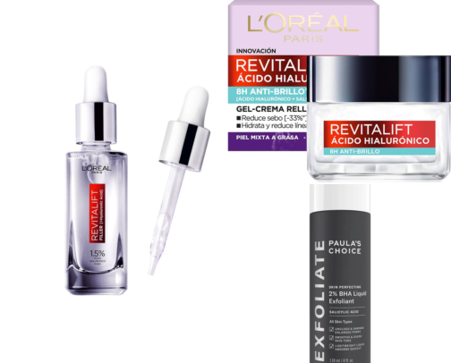 Skin care cover photo collage