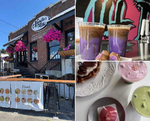 Seattle cafes with great summer vibes cover photo collage