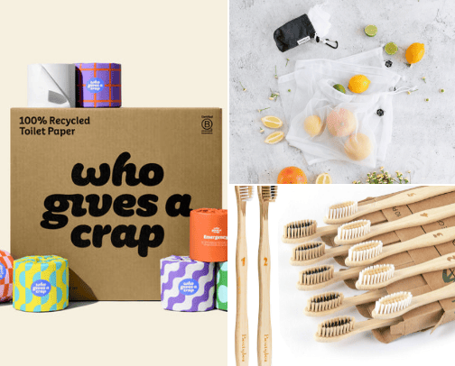 Eco Friendly products cover photo collage