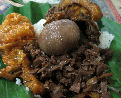 Recommendations for typical Jogja food cover photo collage