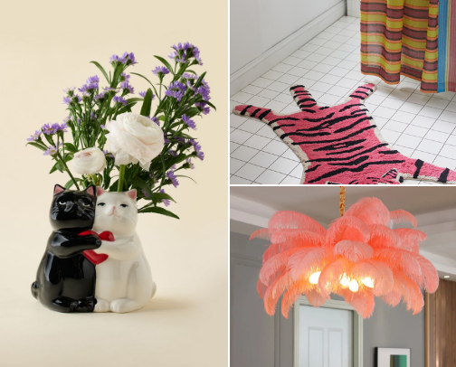 Maximalist dopamine decor essentials cover photo collage