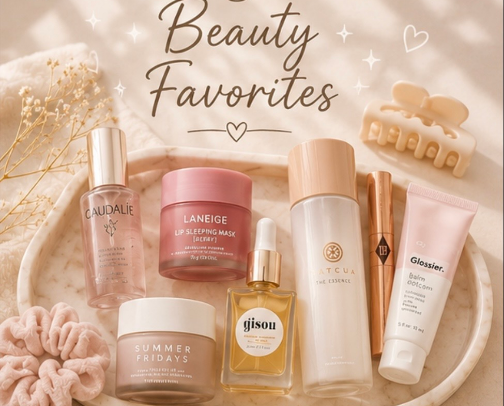 My favorite beauty recs cover photo collage
