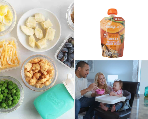 Healthy snacks for baby cover photo collage