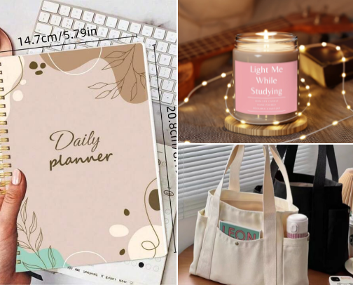 Student essentials📚📒🔎🎓 cover photo collage