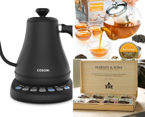 The Tea Lover's Morning Routine: 10 Gourmet Gadgets for the Perfect Cup of Matcha & Chai cover photo collage