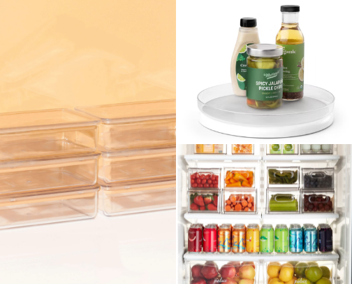 Fridge Organization Tips and Tricks cover photo collage