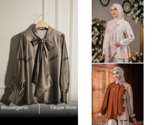 Look beautiful with stylish women's blouses cover photo collage