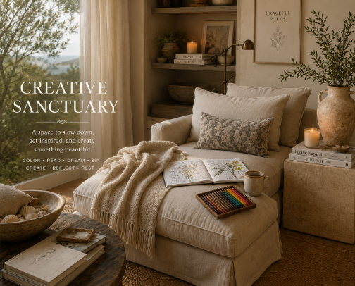 Creative Sanctuary cover photo collage