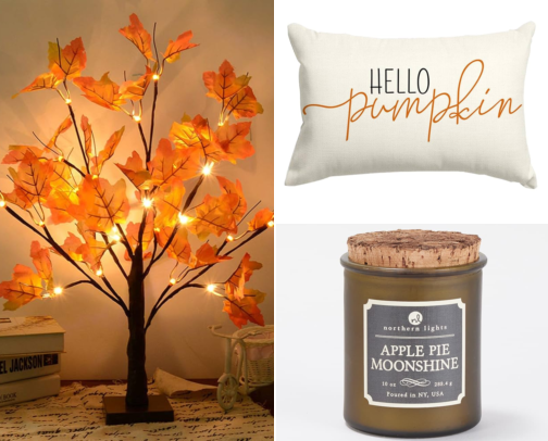 Fall decor cover photo collage