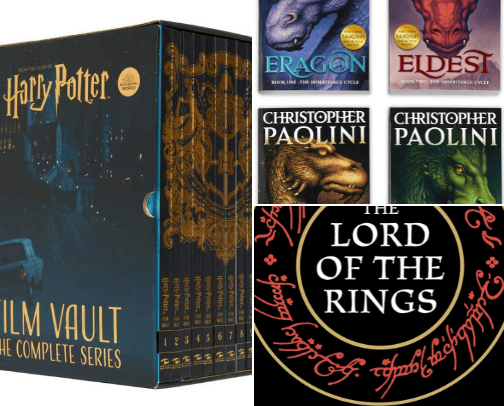 Favourite book series cover photo collage