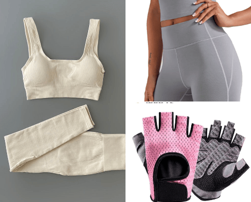 Workout sets cover photo collage