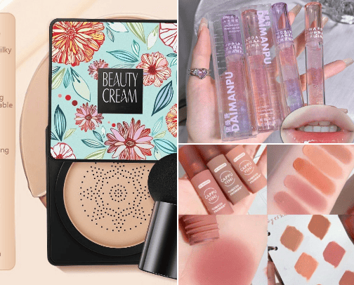 Korean MAKEUP cover photo collage