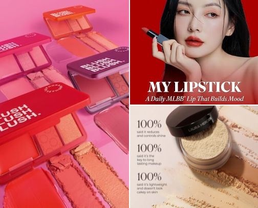 Glam Goals: Makeup Essentials for a Red-Carpet Look. cover photo collage
