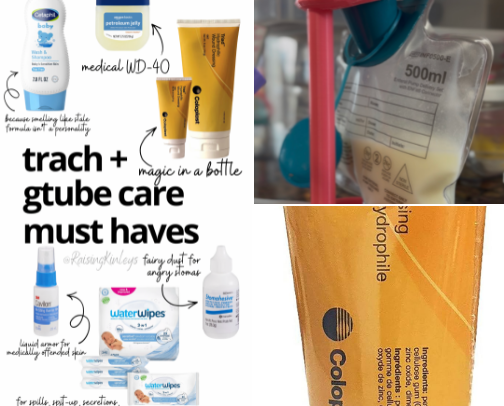 Trach + Gtube Must Haves 😍 cover photo collage