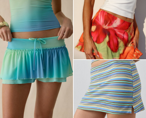 effortless summer girl necessity: skirts cover photo collage