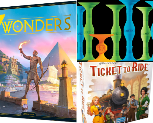 Our Favorites for Family Game Time cover photo collage