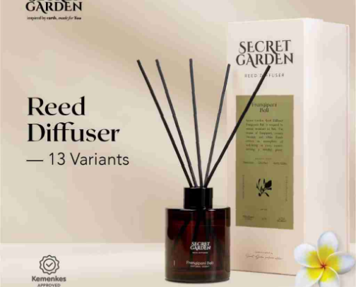 Reed Diffuser Secret Garden - Pengharum Ruangan Untuk Meningkatkan Mood Kamu cover photo collage
