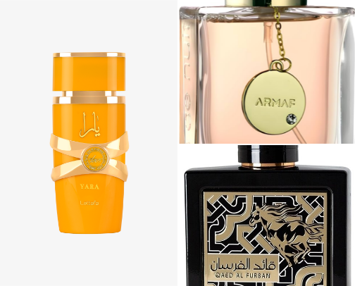 Arab dupe summer fragrance💸🌴🍹 cover photo collage