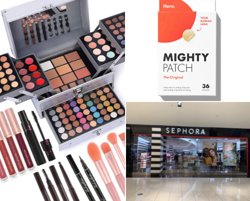 Beauty recs cover photo collage