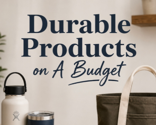House Must Haves Durable Products on a Budget cover photo collage