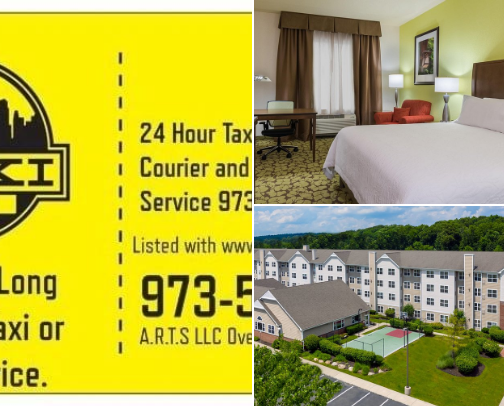 Best Hotels in Wayne NJ + Reliable Airport Taxi & Car Rentals 2026 Guide cover photo collage
