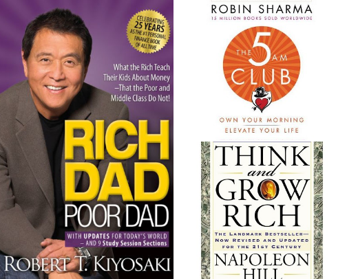 Boss-Up Books for My Rich Girl Era 💅🏽💰 cover photo collage