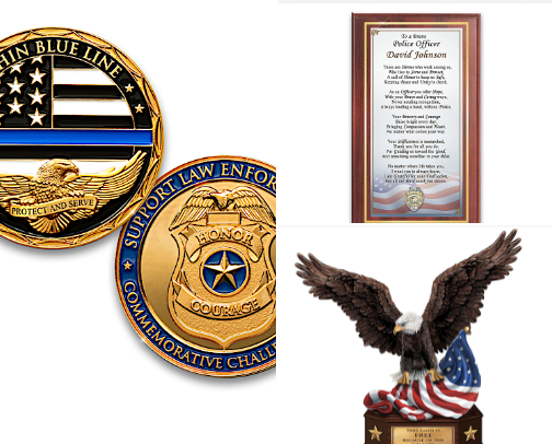 Honor the Police Officer in your Life cover photo collage