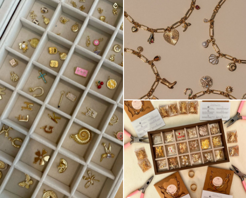 Complete Charm Bar Kits | Everything You Need to Start a Charm Jewelry Business With Supplies for Bracelets, Necklaces, Bag Charms cover photo collage