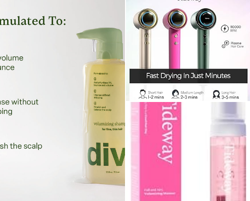 Hair & Body Favs cover photo collage