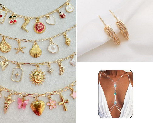 Bling on a budget ✨️ cover photo collage
