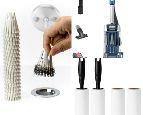 Clean Home Must-Haves if you have Long Hair cover photo collage