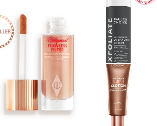 My favorite beauty recs cover photo collage