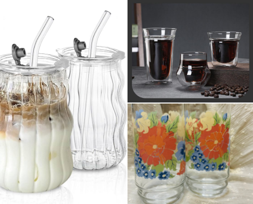 15 Cheap & Beautiful Glass Cups You’ll Love cover photo collage